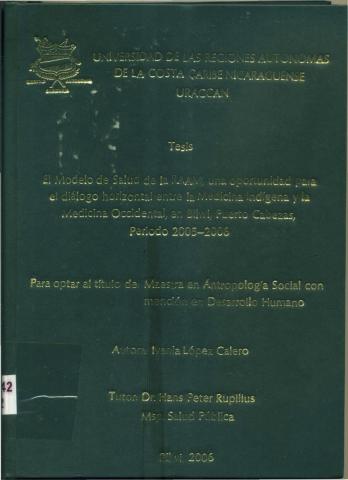 El Modelo de Salud de la RAAN