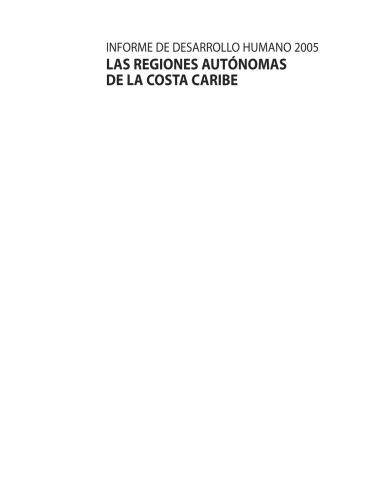  Informe de Desarrollo Humano 2005 RAAN Y RAAS